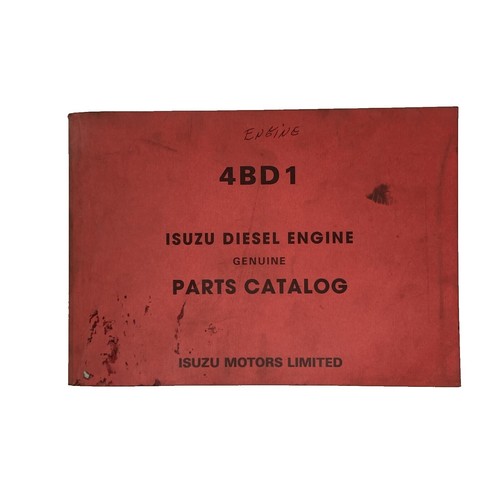 HITACHI ZAXIS ZX160W ISUZU 4BG1-TCG03 Engine Parts Catalog Manual