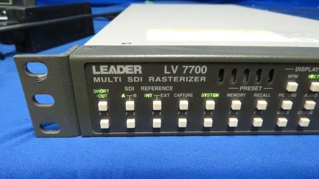 Leader LV7700 Multi SDI Rasterizer Av100c (d150 for sale online | eBay