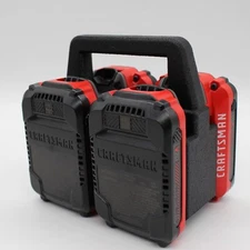 Craftsman 20 volt 4 Slot Battery Caddy Carrying Case Battery Holder