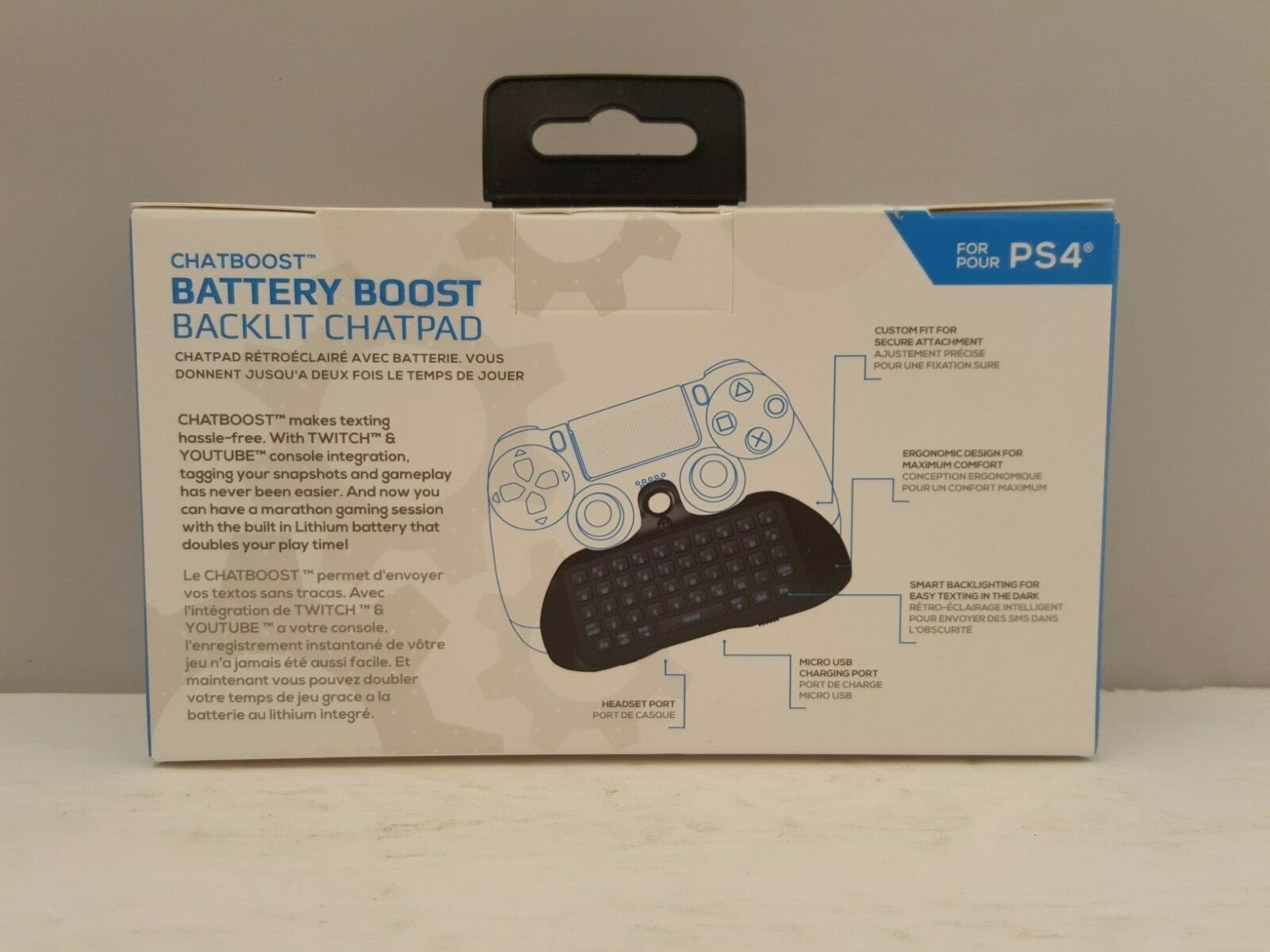 Chatboost Battery Boost Backlit Chatpad For Ps4 By Collective Minds Cm Ebay Chatboost Battery Boost Backlit Chatpad For Ps4 By Collective Minds Cm Ebay