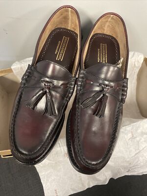 Johnston & Murphy Aristrocraft Burgundy Leather Tassel  display picture 2