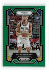 OSCAR TSHIEBWE #292 RC 2023-24 PANINI PRIZM PACERS GREEN