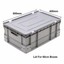 NEW Stacking Heavy Duty Commercial Type Plastic Euro Storage Box Boxes ...
