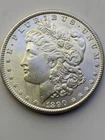 1890   Morgan Silver Dollar -bright Original  uncirculated Beauty see all pics