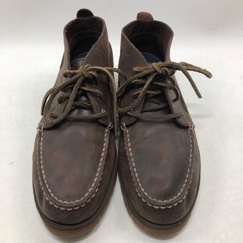 Sperry Chukka Men Size 10 M Brown Leather Ankle Moc Toe Boots - Picture 4 of 9
