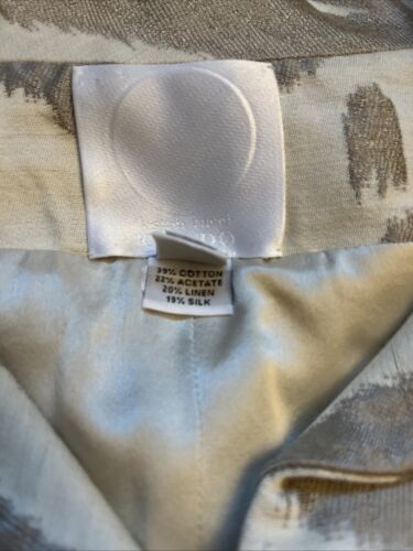 CHADO Ralph Rucci Ikat Animal Print Blazer/Sakko Gr. 6 Leinen Seide Baumwollmischung - Bild 9 von 16