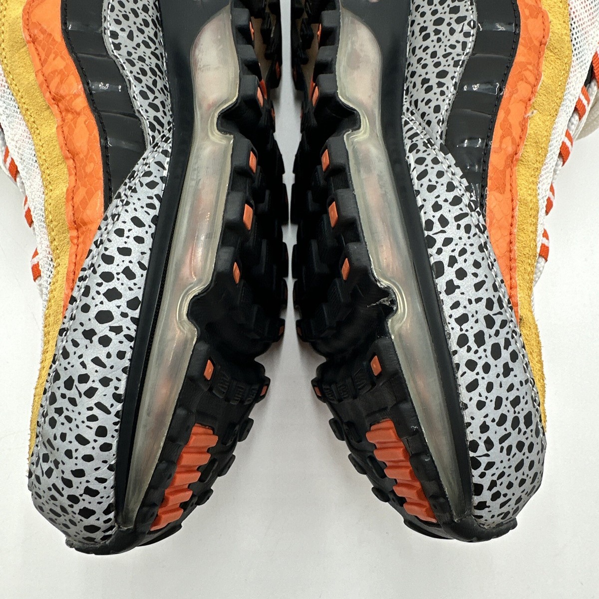 Nike Air Max '95 360 White Black Orange 2007 Size 12 Used Nike Air Max '95 360 White Black Orange 2007 Size 12 Used