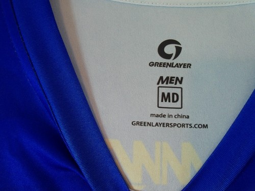 GreenLayer The Navy Ten Nautical Miler Men's Active Short Sleeve Shirt Size Med - Picture 3 of 9