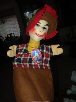 VINTAGE RARE KERSA Beste Handarbeit COWBOY HAND PUPPET 273 Made in Germany 12''