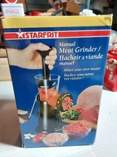 STARFRIT Manual Meat Grinder Sausage Maker New In Box. 