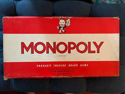 Vintage British Monopoly 1960's London & Leeds -John