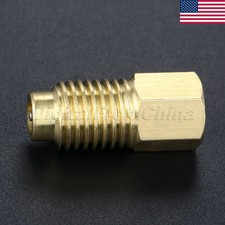 Vacuum Pump Intake Adapter 1//4/"FMF x 3//8/" Male Flare With Brass Cap J.B Inc.