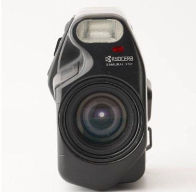 Kyocera Samurai X3.0 Red Half Frame 35mm Film Camera | eBay