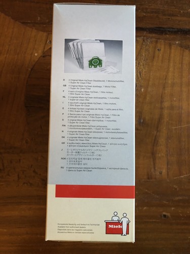 Miele GN Airclean Dust Vacuum Bags-4 Bags, 1 Motor Filter, 1 Air Clean Filter - Picture 2 of 5