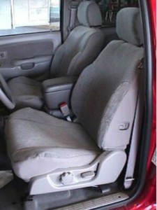 1999 2004 Toyota Tacoma Exact Fit Durafit Seat Covers Sports Buckets Black Gray Ebay