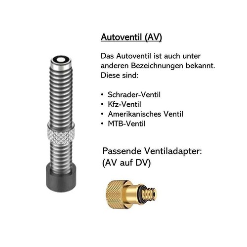 Fahrrad Ventil Adapter Französisch SV Sclaverand Dunlop AV Set DV DE N6O5 - Bild 9 von 11