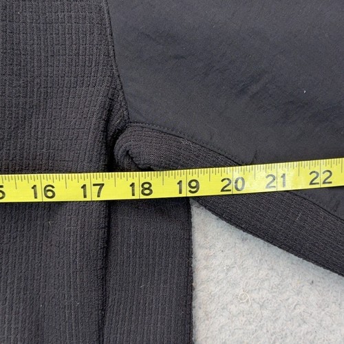 North Face Jacket Boys Large Black Full Zip Outdoor Hiking Pockets Lined - Picture 3 of 9