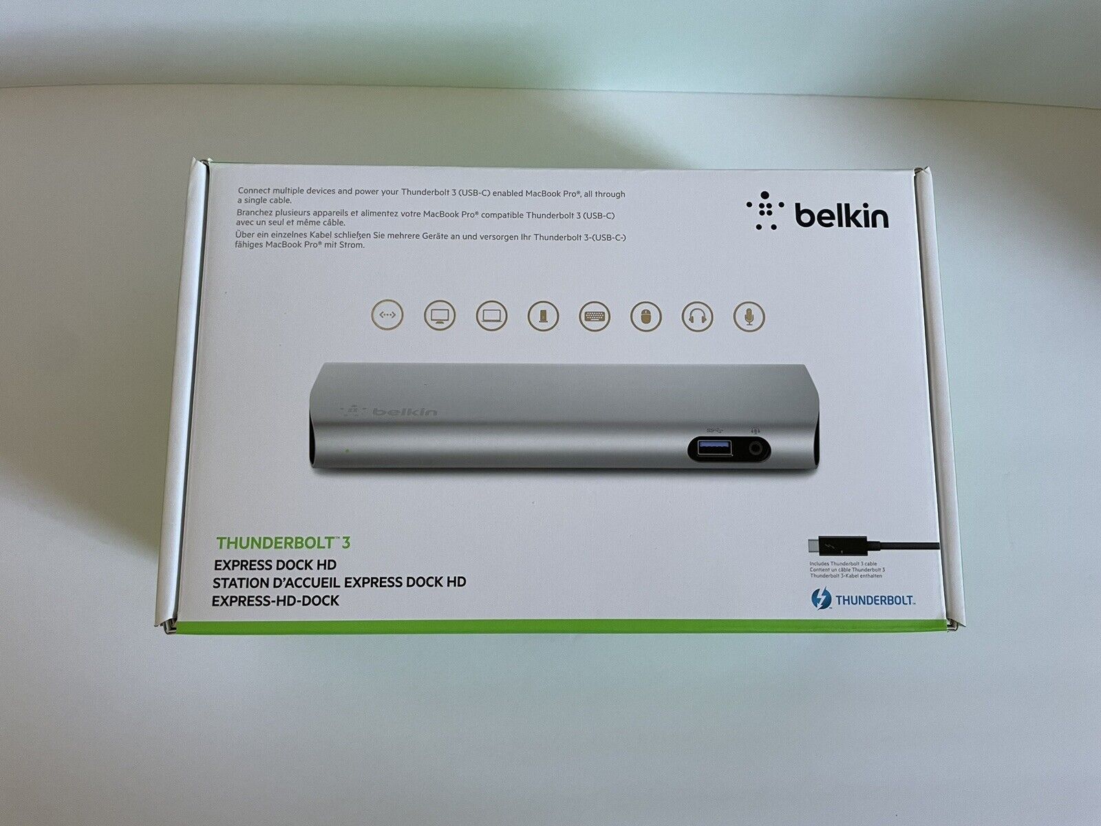 Belkin Thunderbolt 3 Express Dock HD Docking Station (F4U095tt