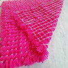 HANDMADE Pink Rose color woven WOOL SMALL TABLE CLOTH Home Décor Eco Friendly