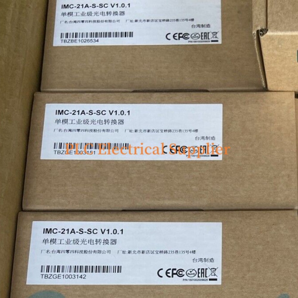 IMC-21A-S-SC 1PCS NEW MOXA IMC-21A-S-SC 10/100BaseT Optical Converter Singlemode