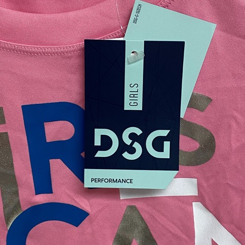 DSG Girl's Crew Graphic Tee Bubble Pink Girls Summer Short Trend Sleeve DAG11100 - Picture 10 of 10