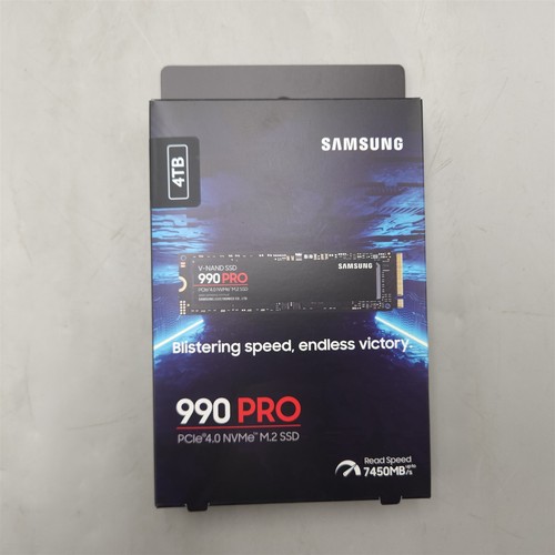 -NEW- SAMSUNG 990 PRO SSD 4TB PCIe 4.0 M.2 2280 Internal Solid State Hard Drive