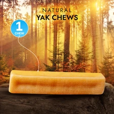 Himalayan Yak Cheese Dog Chew for Extra Large Dogs - 1pc, Natural & Long lasting