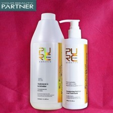 Brazilian Keratin 8 Hair Straightening Frizzy Curly Repair Treatment Shampoo