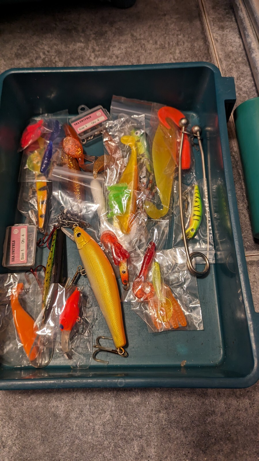 sea fishing job lot Rods Reel And Lots Of Accessories eBay