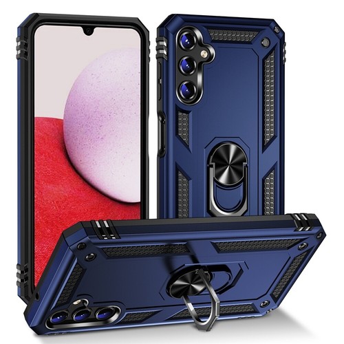 For Samsung Galaxy A14 5G Case Ring Kickstand Armor Cover+Glass Screen Protector - Photo 3 sur 16