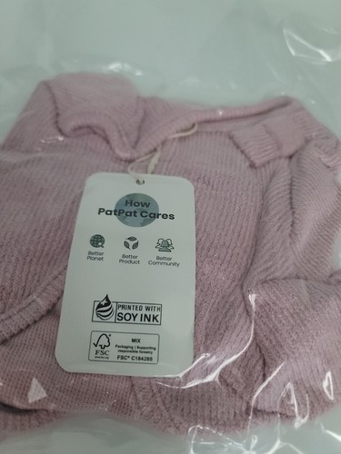 PATPAT Girl Cute Long Sleeve Knit Cardigan Soft Sweater Pink-Classic 18-24Months - Picture 5 of 8