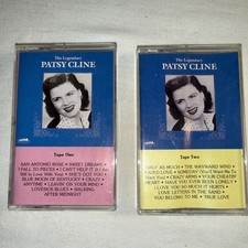 Patsy Cline -The Legendary Tape One Two Cassette Tapes LOT