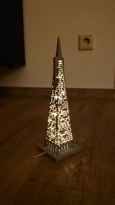 San Francisco Transamerica Pyramide 3D LED Beleuchtung