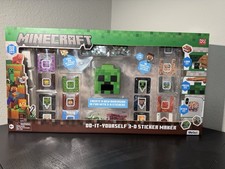 Minecraft Do-It-Yourself 3D Sticker Maker Kit New with Box