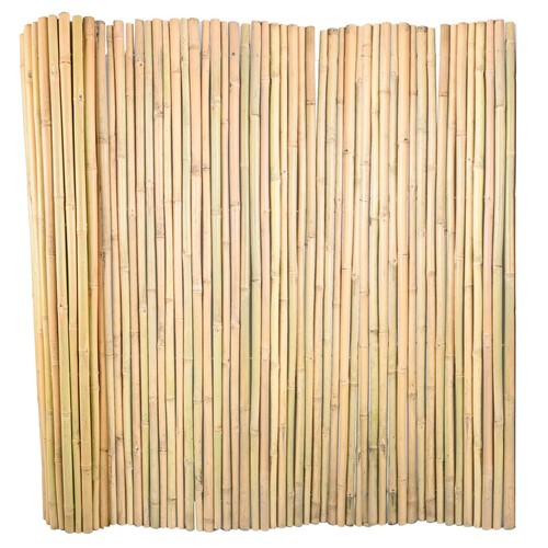 Natural Bamboo Fence 6ft H x 8ft L x 0.7In D, Eco-Friendly Privacy Fence for ...