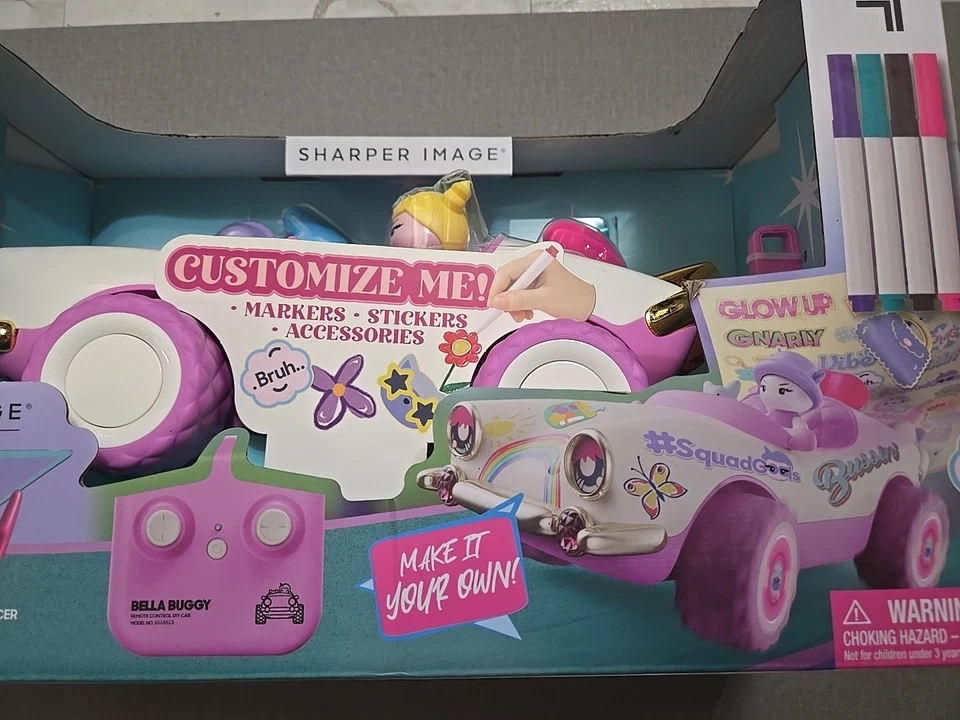 Sharper Image Bella Buggy Doodle RC Car 50+ Stickers  - Image 4 of 4