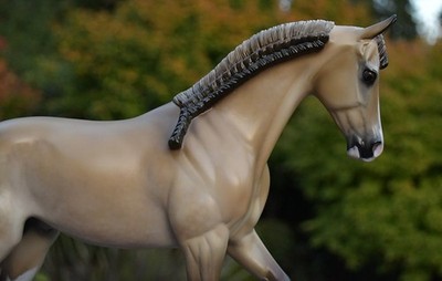 Peter Stone Thoroughbred Sabino Buckskin ''Purdy Faux'' Best Offer Model OOAK 