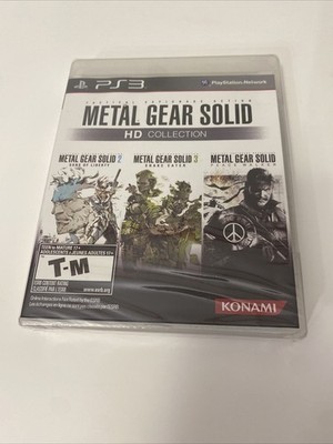 Metal Gear Solid HD Collection (Sony PlayStation 3, 2011) New Sealed