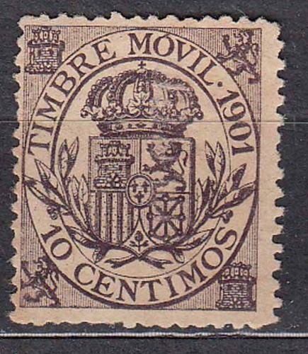 España Fiscales Postales 1882 Edifil 10 ** Mnh