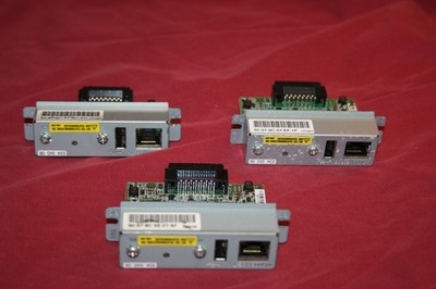Lot of (3) Epson UB-E04 Ethernet/USB Interface C32C881008-Tested