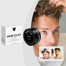 Men's Styling Matte Texture Hair Clay for Naturally Fluffy Smooth and Shiny Hair