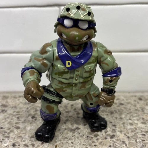 Vintage 1992 TMNT Mutant Military Delta Team Don Figure Ninja Turtles Donatello