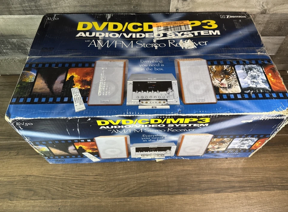Emerson / AV50 / DVD/CD/MP3 Audio/Video System / New - Open Box - Image 3 of 4