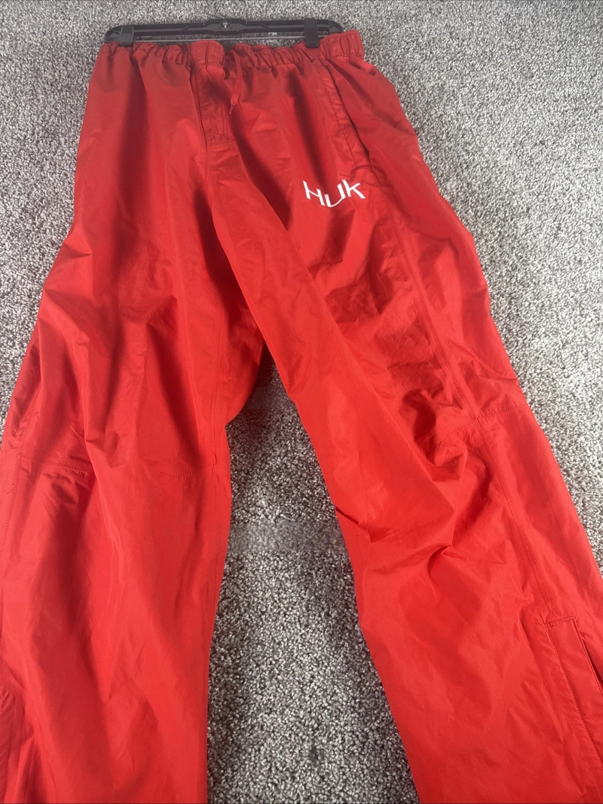 Huk Fishing Men's Red Pant Size Large