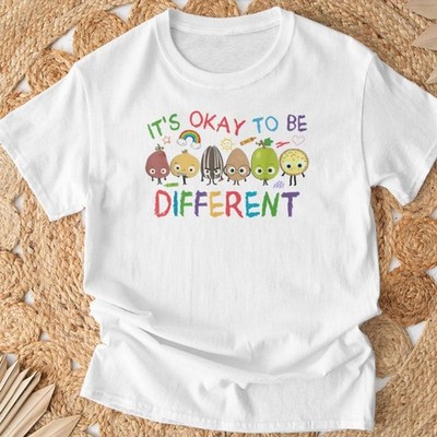 Autism Positives Quote Its Okay To Be Different Preepy Retro T-Shirt