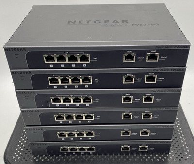 Lot of 6 Netgear FVS336Gv2   Dual WAN Gigabit SSL VPN Firewall