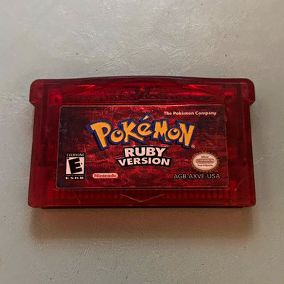 Nintendo Pokémon Ruby Version authentic cartridge only tested