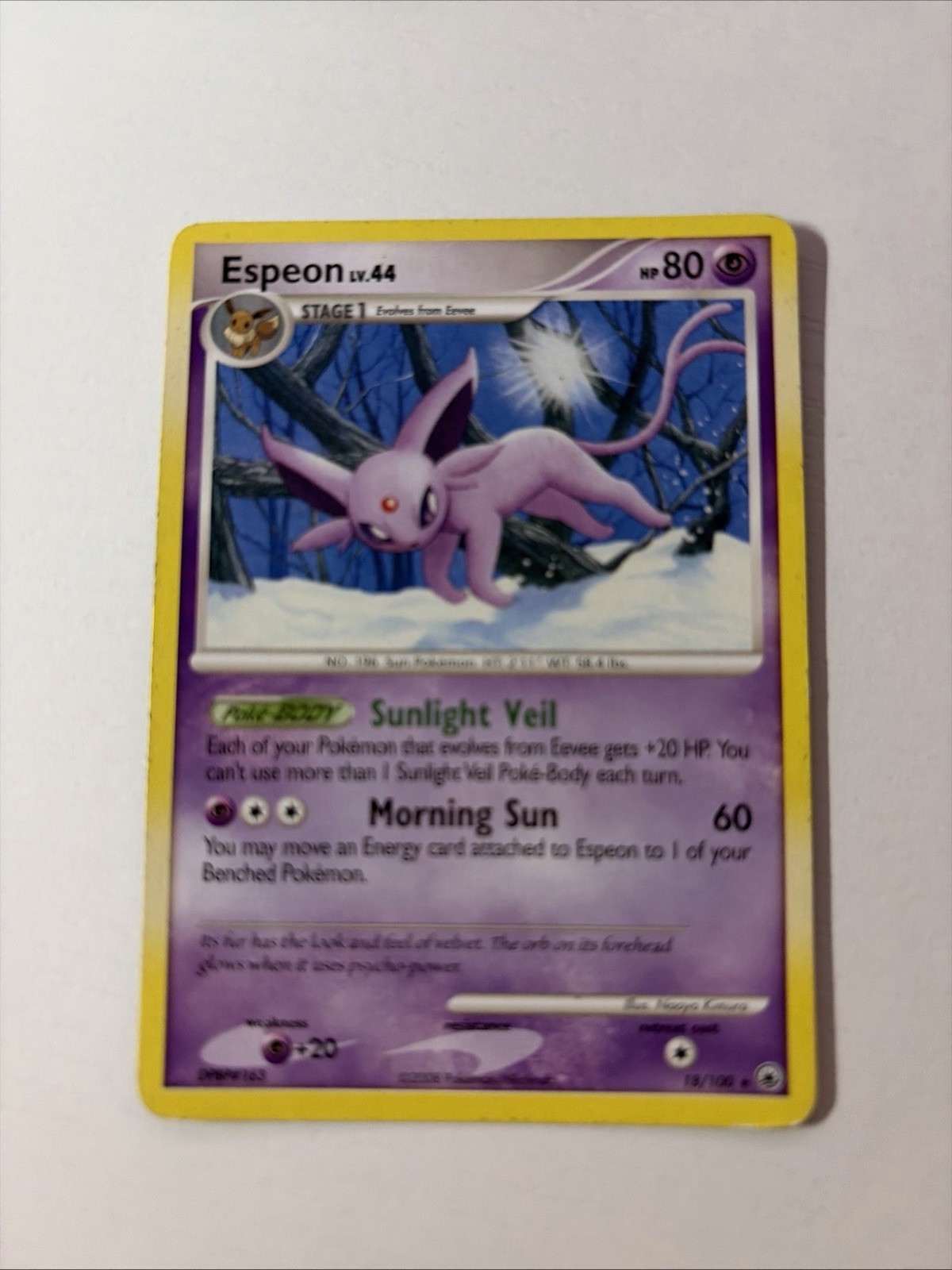 Espeon 18/100 Majestic Dawn Regular