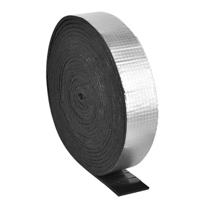 Ruban adh��sif pour tuyaux d'hivernage avec couche de mousse et d'aluminium tail - Photo 1/4