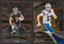 2023 SELECT Football ***YOU PICK*** Base Cards #1-200 COMPLETE YOUR SET RC & VET